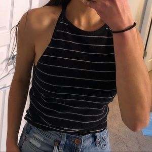 Striped Halter Top